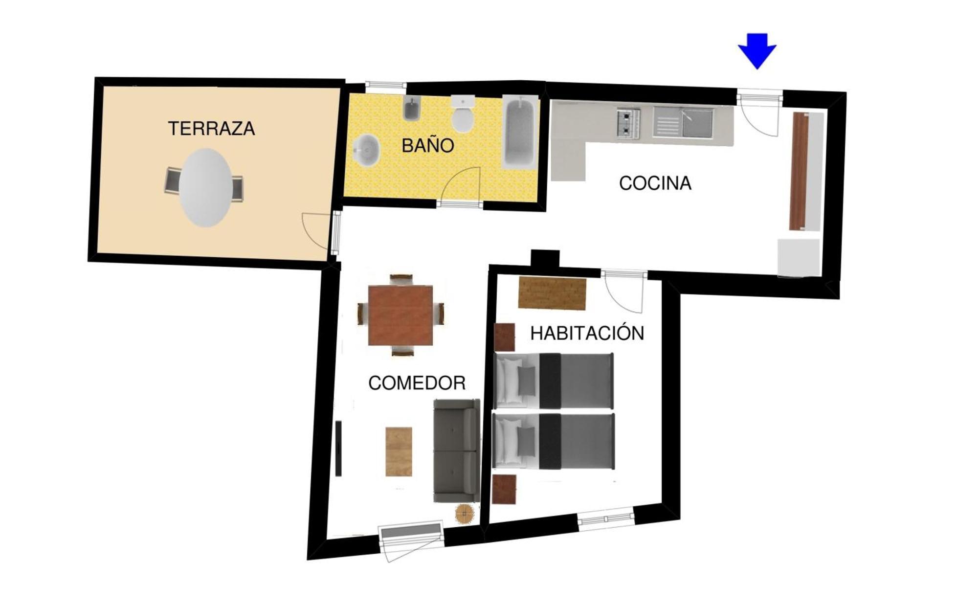 La Muntanya - Apartamentos Rural Guadalest ベニマンテイ 部屋 写真